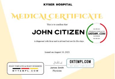 Echte/nagemaakte medische certificaten krijgen voor allerlei medische aandoeningen