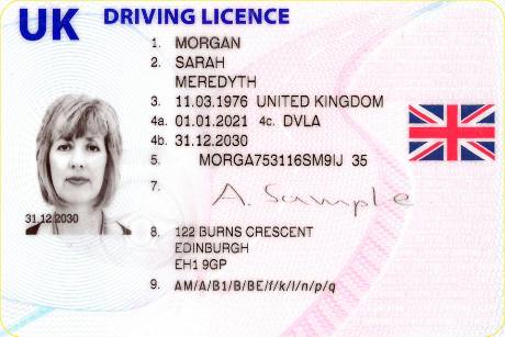 Acheter un permis de conduire britannique enregistré auprès de la DVLA en ligne 2021