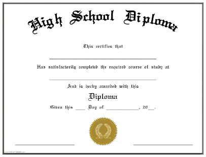 Objednávka diplomu a certifikátu strednej školy na predaj